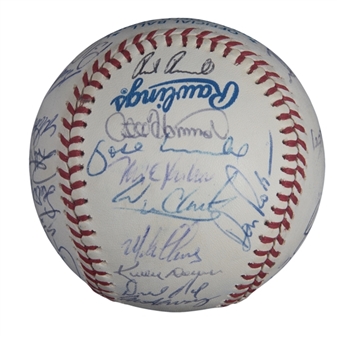 1989 National League Champion San Francisco Giants Team Signed Official World Series Baseball With 32 Signatures Including Clark & Williams (JSA)